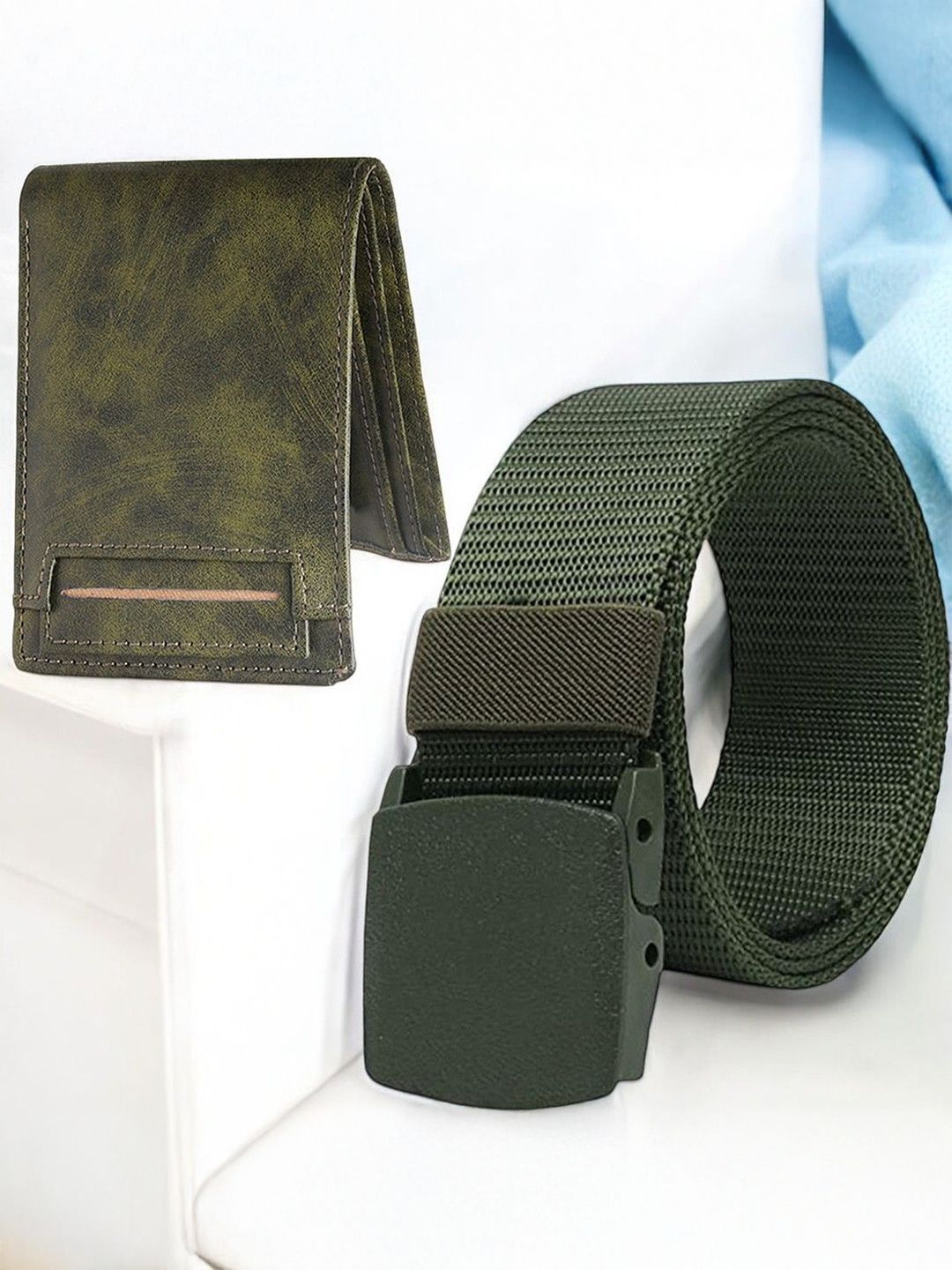 Metronaut Men Wallet and Belt Accessory Gift Set