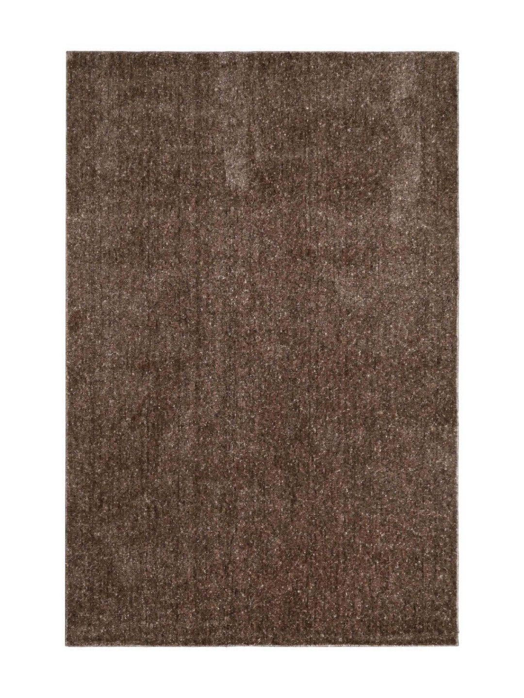 Saral Home Saral Home Brown Abstract Textured Anti-Skid Microfiber Shaggy Carpet