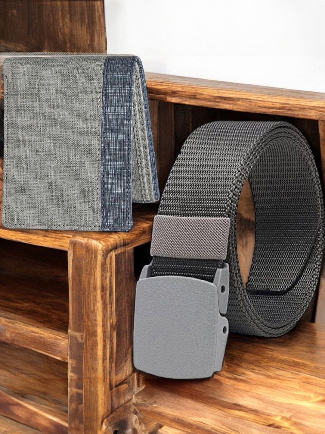 Metronaut Men Accessory Gift Set of Wallet and Belt