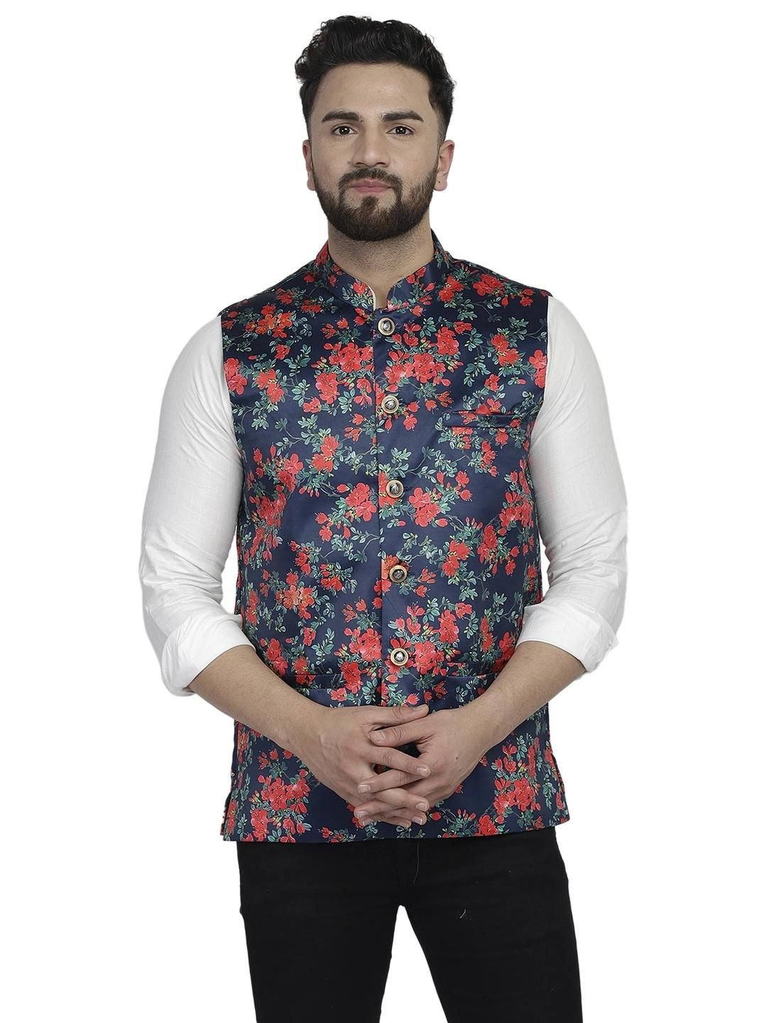 B BEN Sleeveless Printed Men Jacket ()