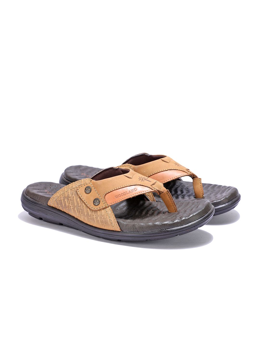 Woodland Men Leather Comfort Sandals