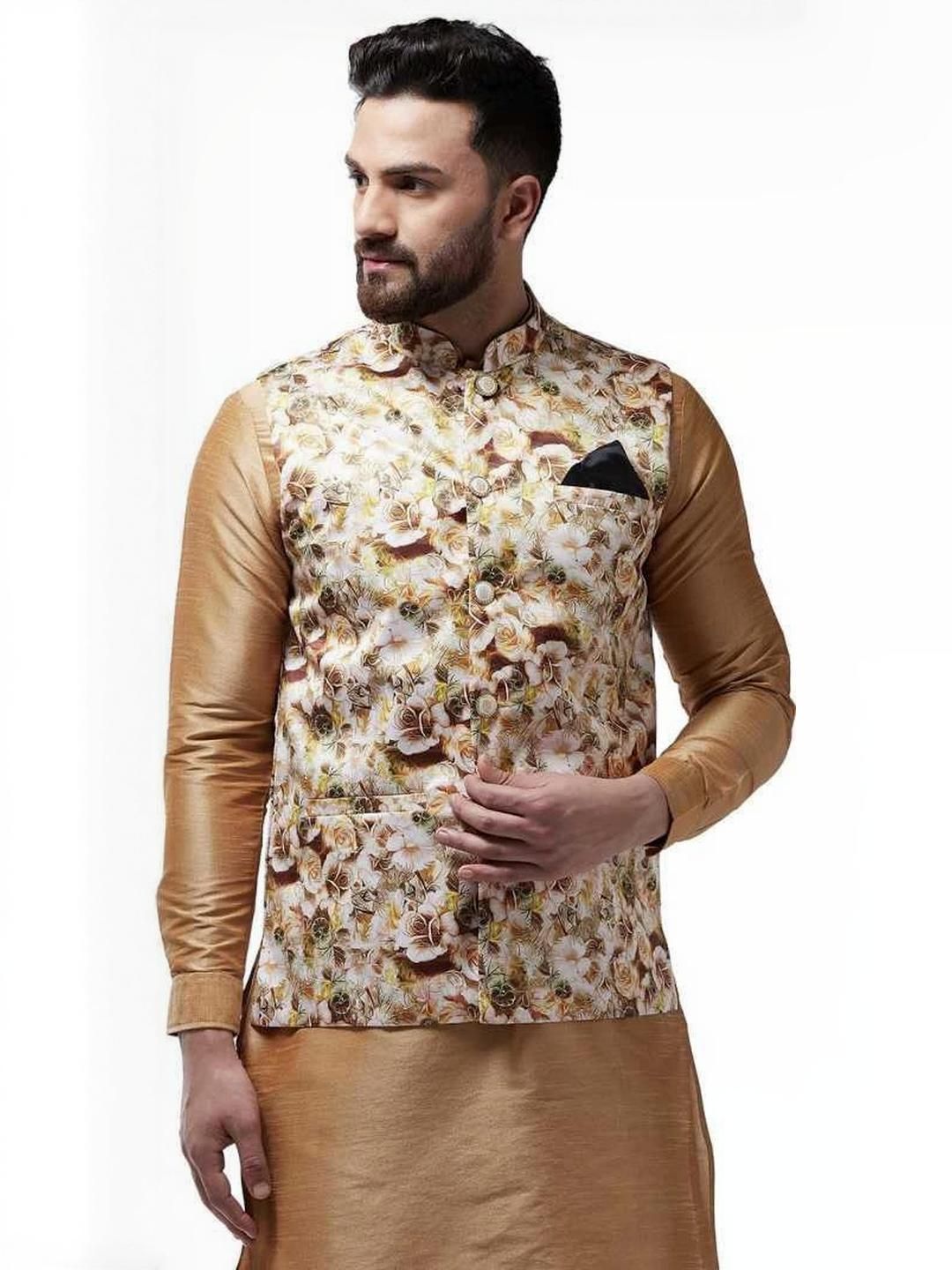 B BEN Sleeveless Self Design Men Jacket ()