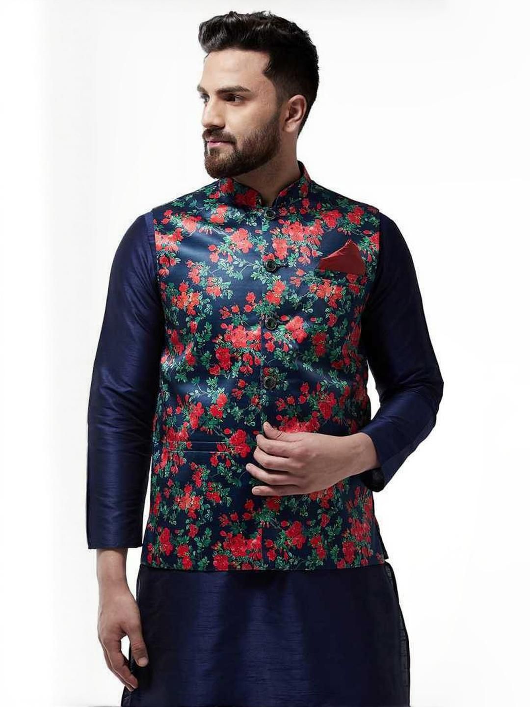B BEN Sleeveless Self Design Men Jacket ()