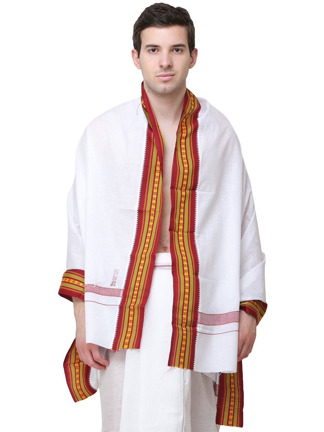 Exotic India Woven Design Angavastram