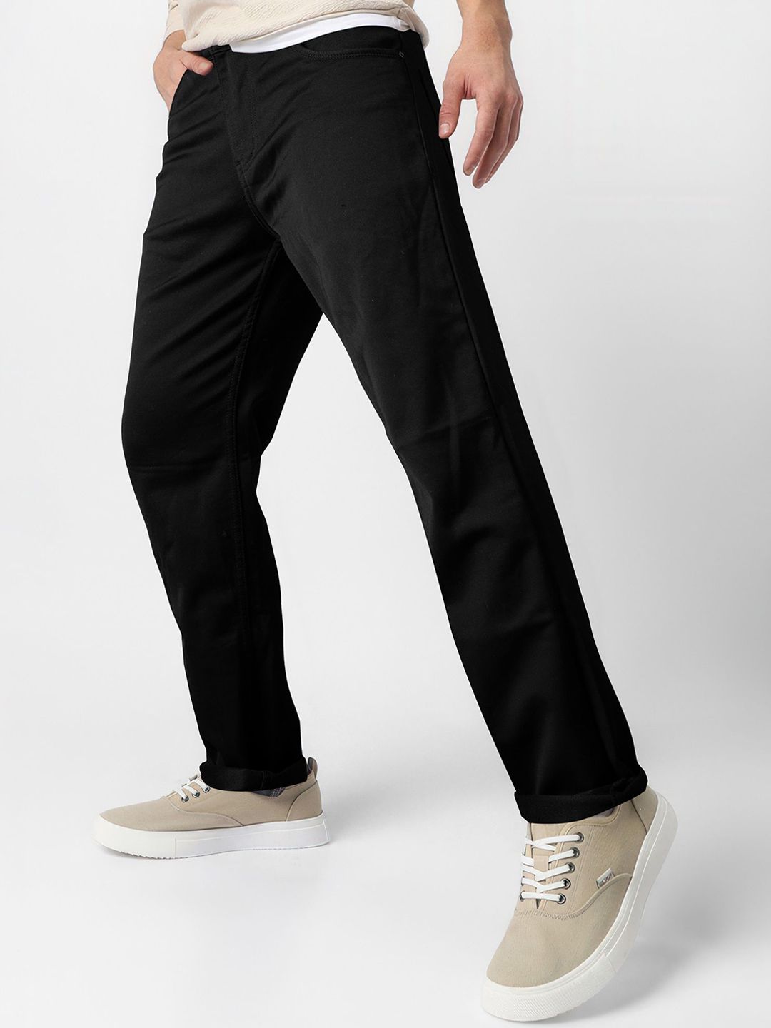 Jb Just BLACK Men Relaxed Fit Mid-Rise Acid Wash Stretchable Jeans