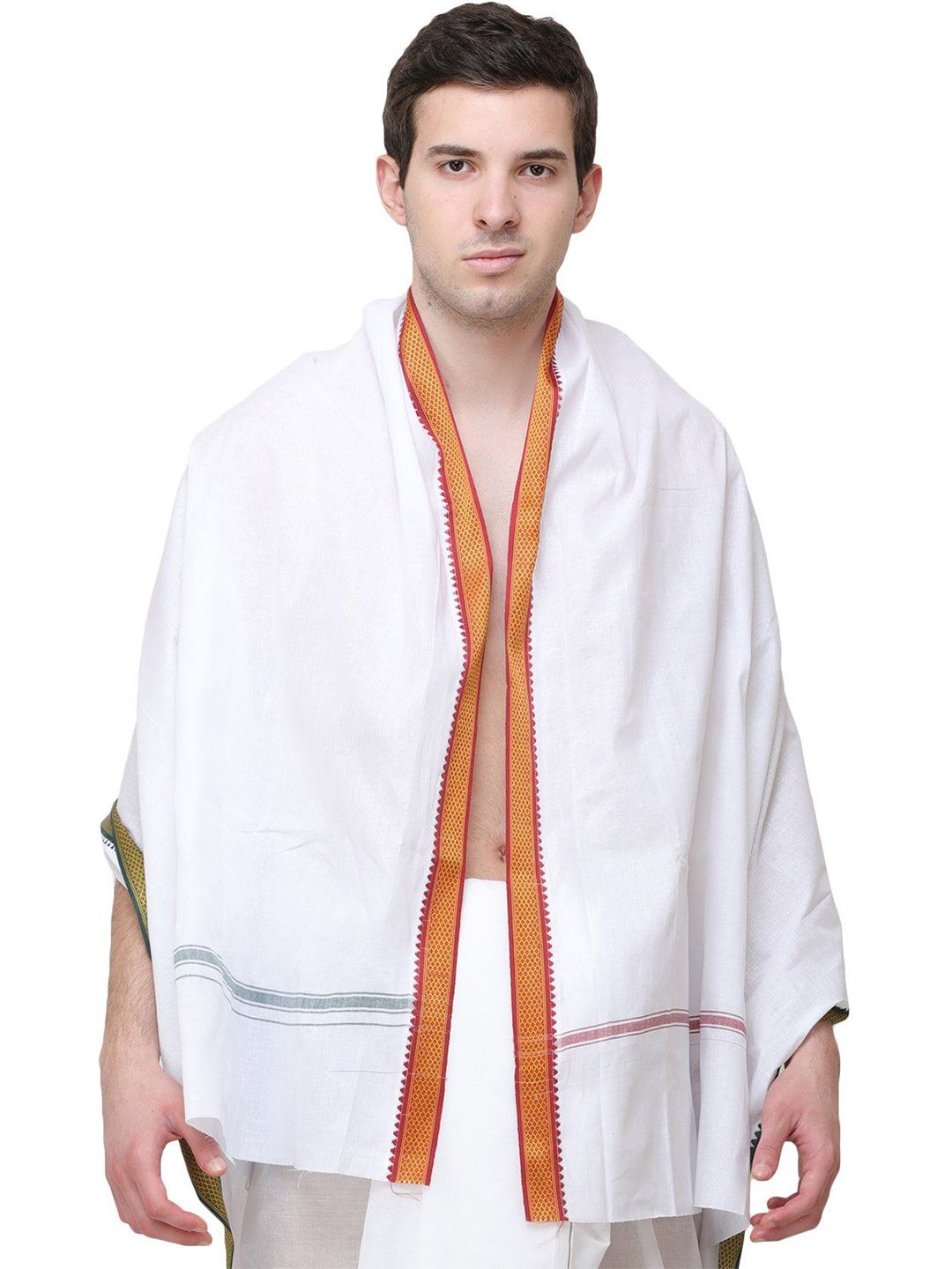 Exotic India Woven Design Angavastram