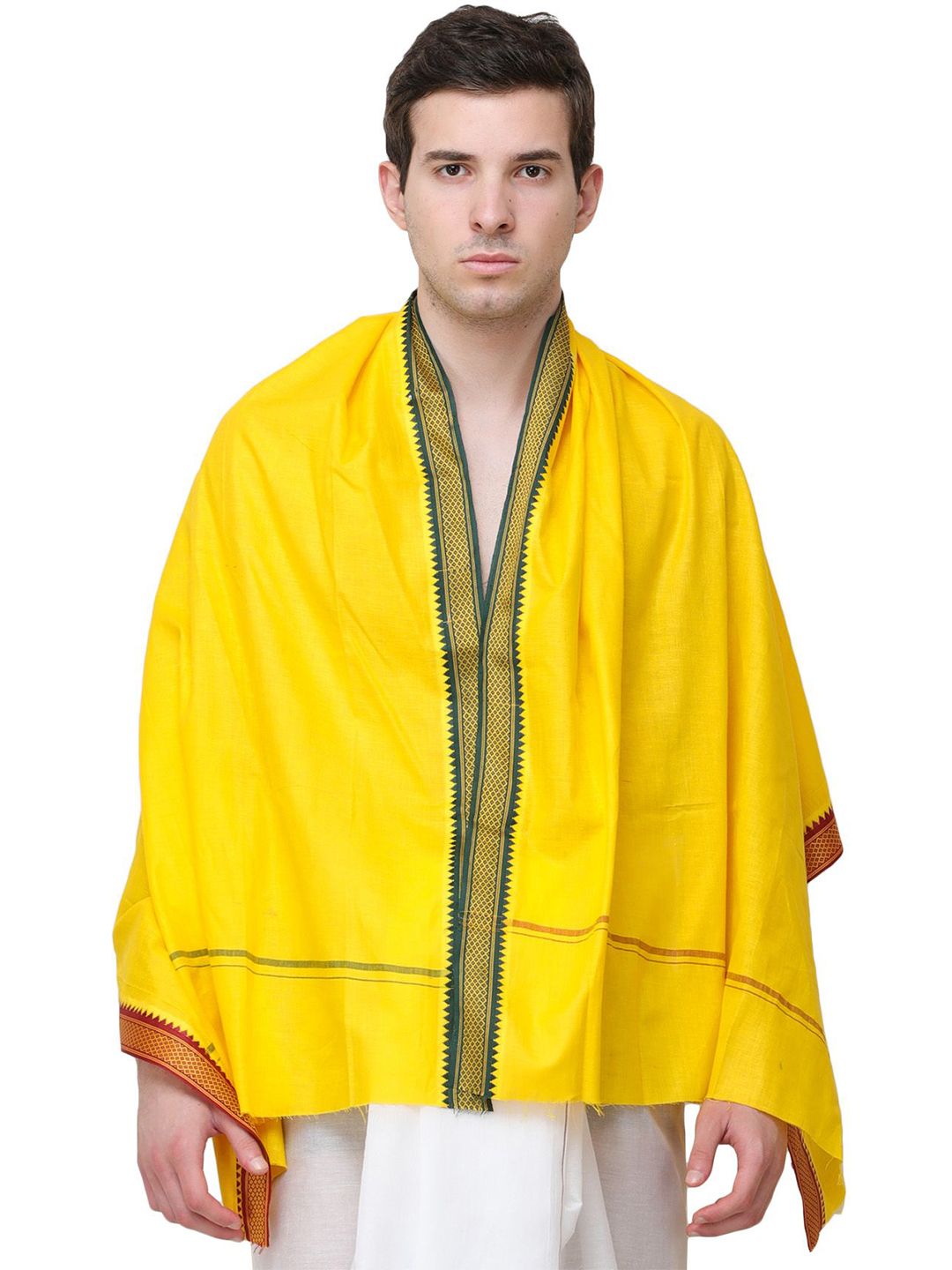 Exotic India Woven Design Angavastram