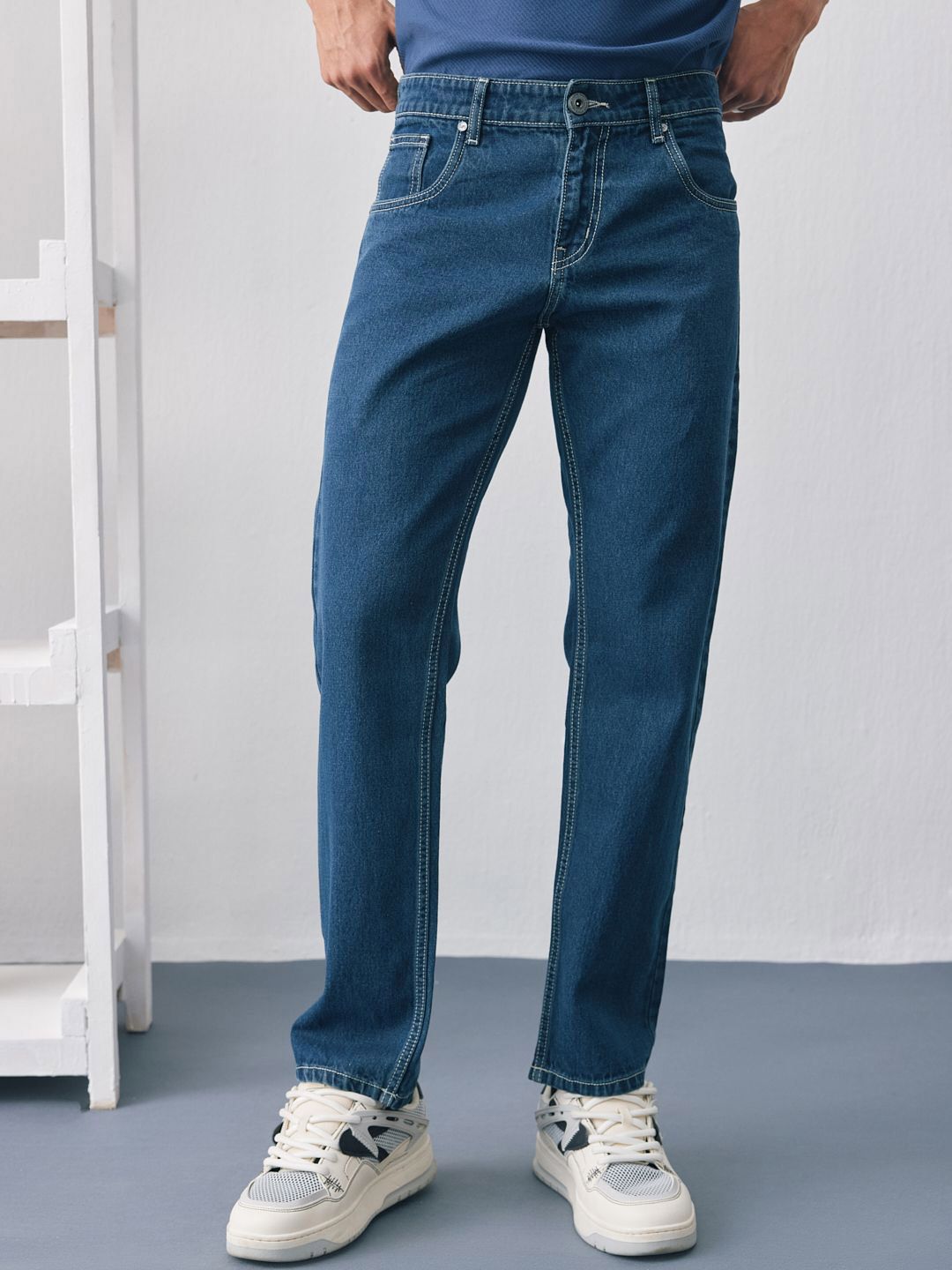UNSTD Men Stretchable Slim Fit Denim Jeans