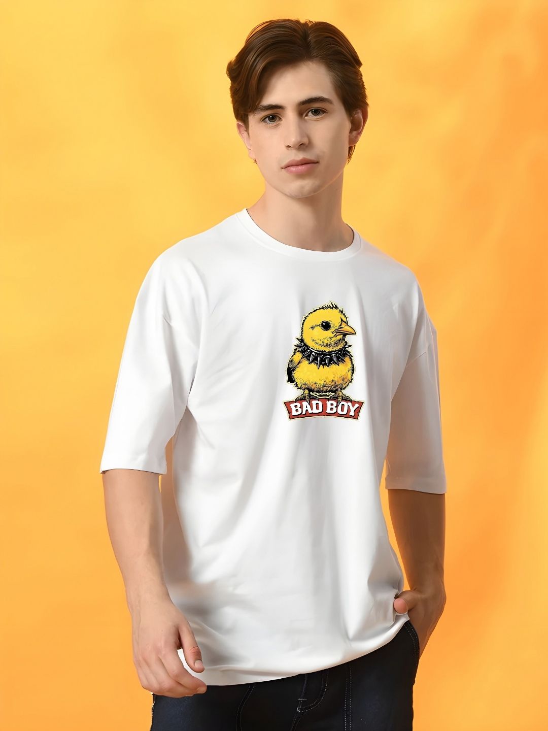KAIDO Men Drop-Shoulder Sleeves T-shirt