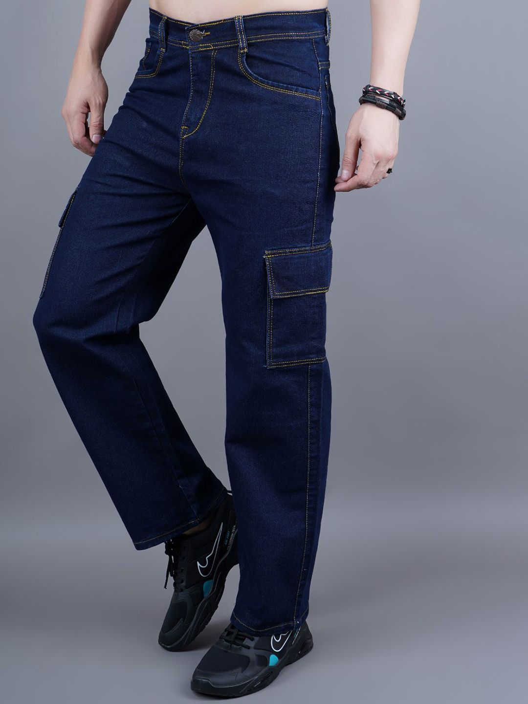 Metronaut Men Classic Mid-Rise Stretchable Jeans