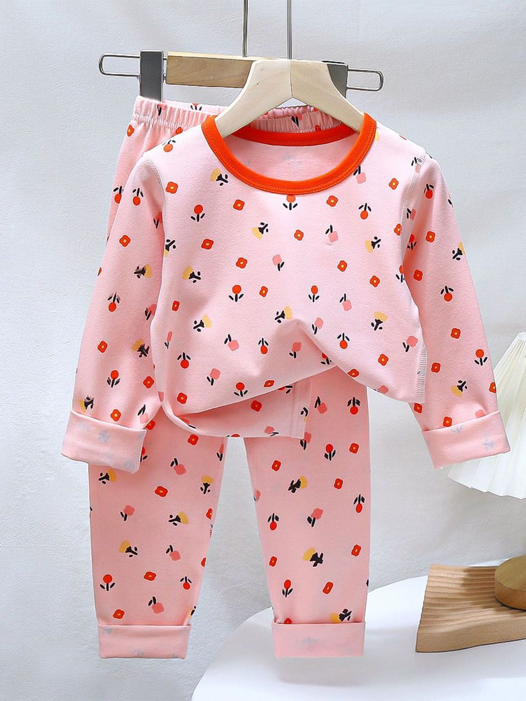 StyleCast x Revolte Girls Printed T-shirt with Trousers