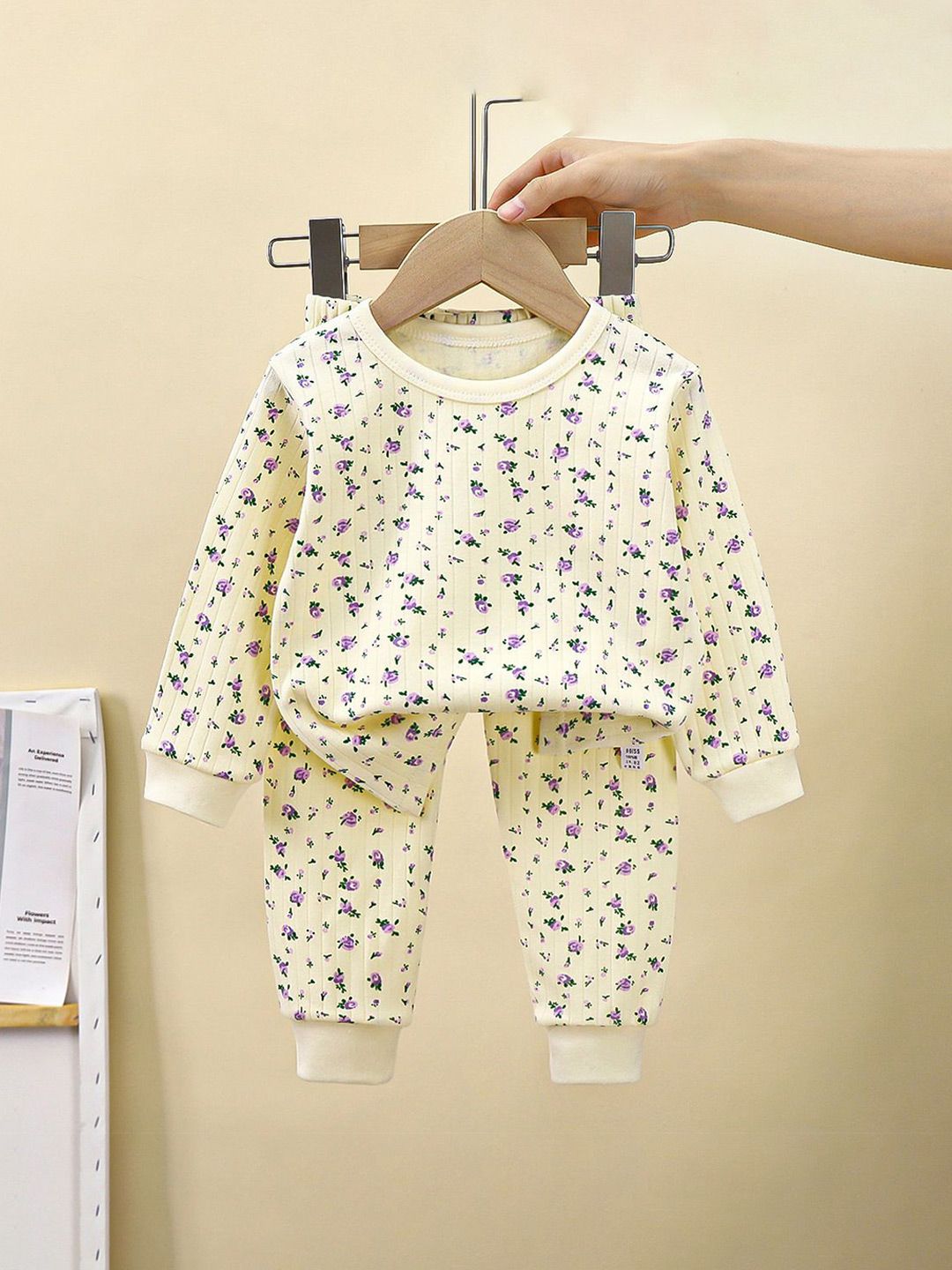 StyleCast x Revolte Girls Printed T-shirt with Trousers