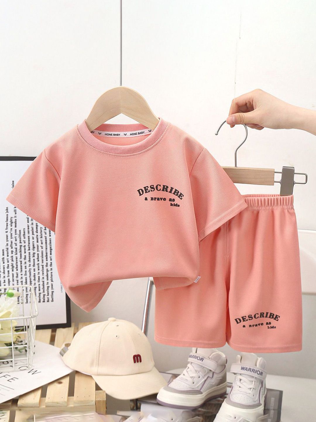 StyleCast x Revolte Girls Printed T-shirt with Shorts