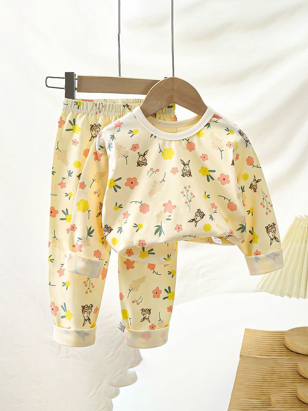 StyleCast x Revolte Girls Printed T-shirt with Trousers