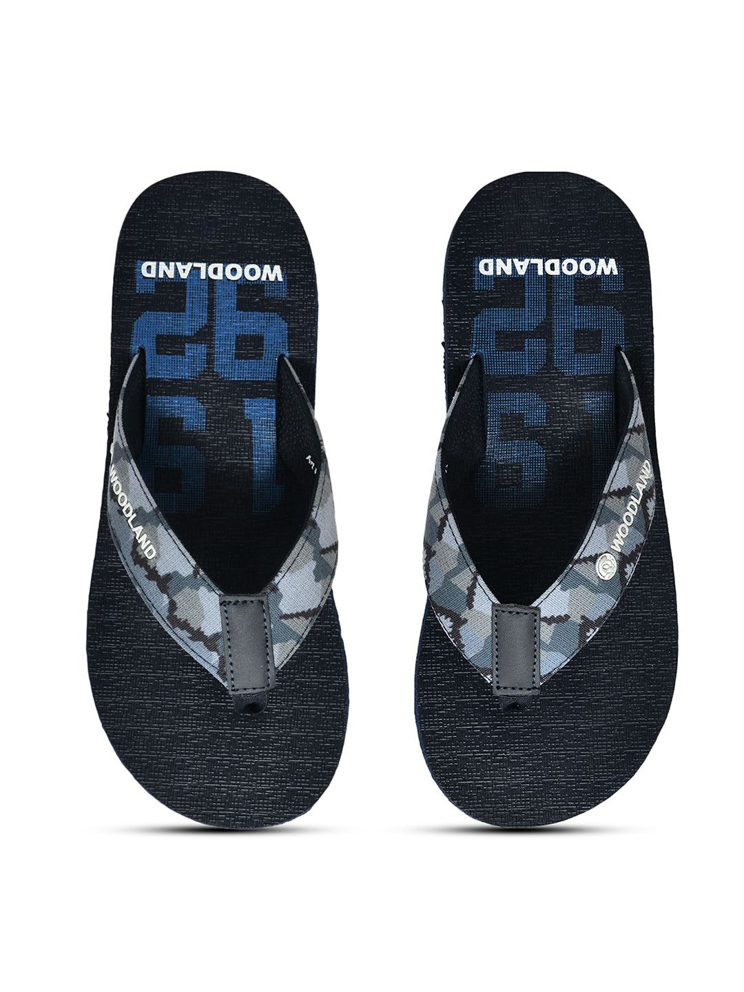 Woodland Men Printed Room Slippers