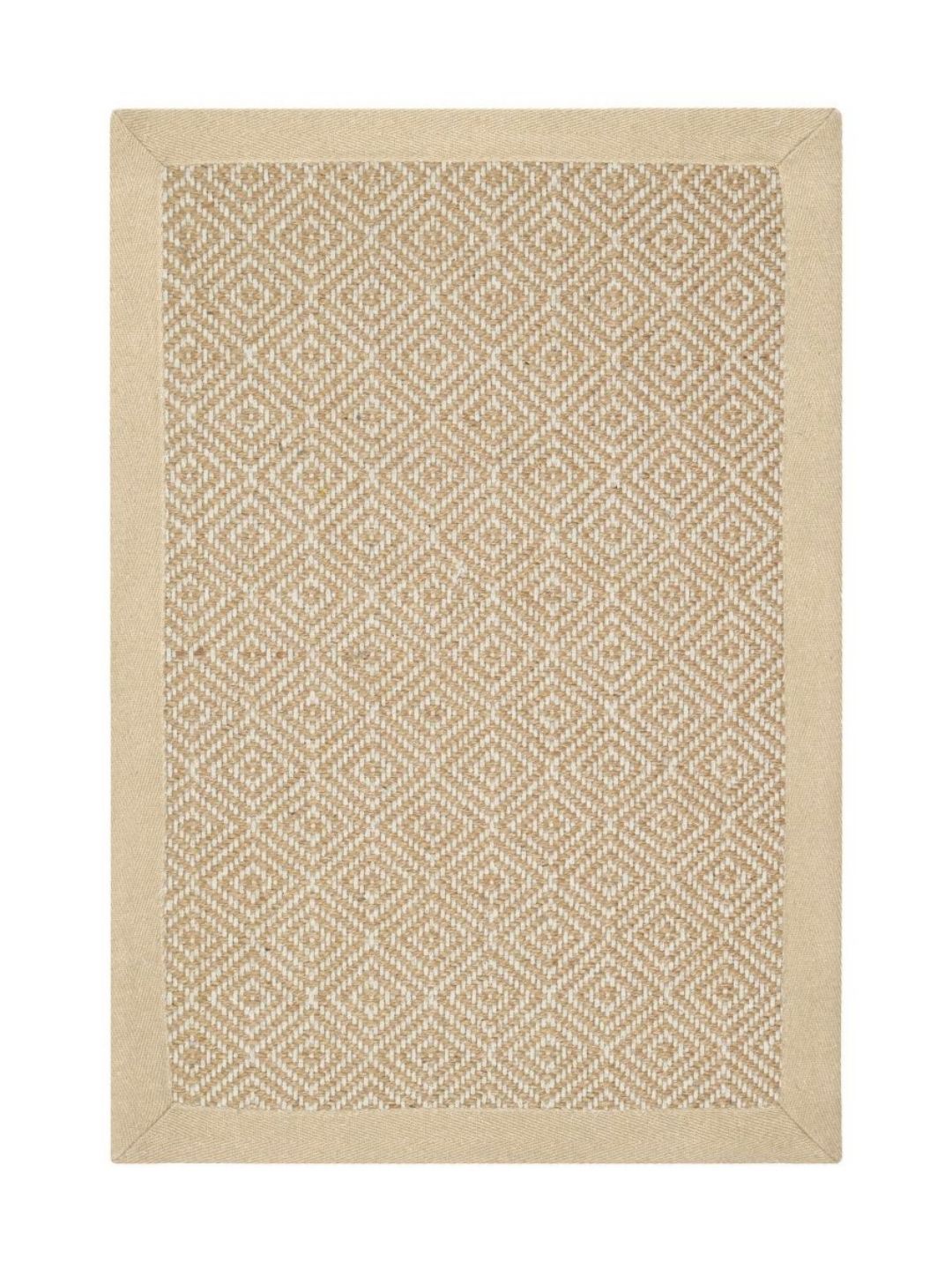 Saral Home Green & Beige Self-Designed Anti-Skid Doormat