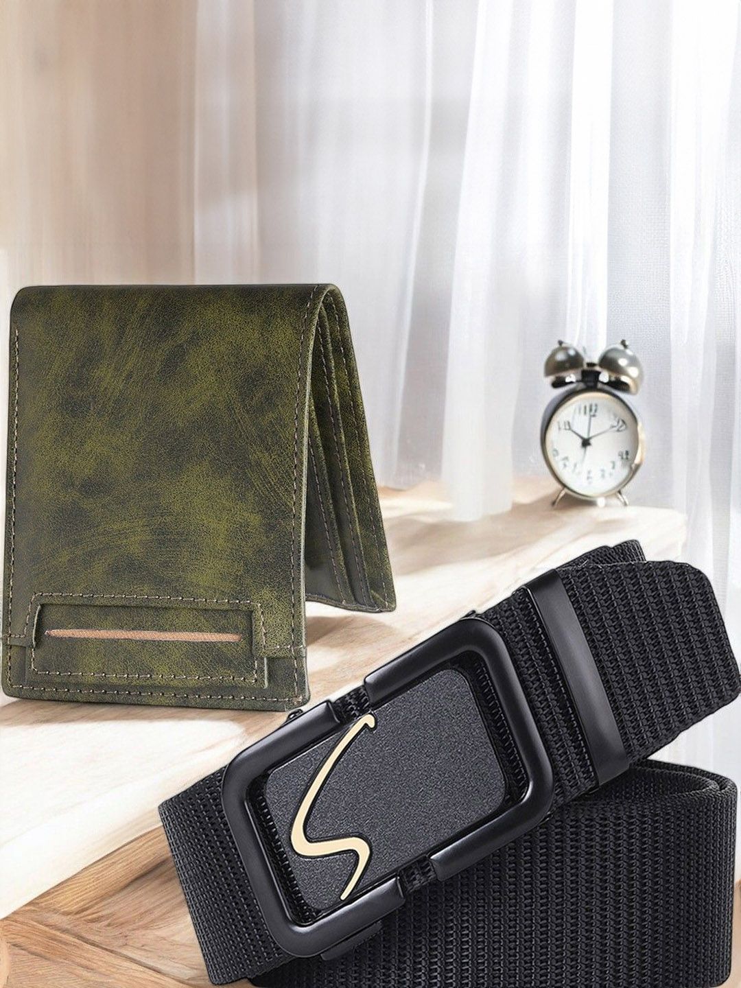 Provogue Men Wallet and Belt Accessory Gift Set