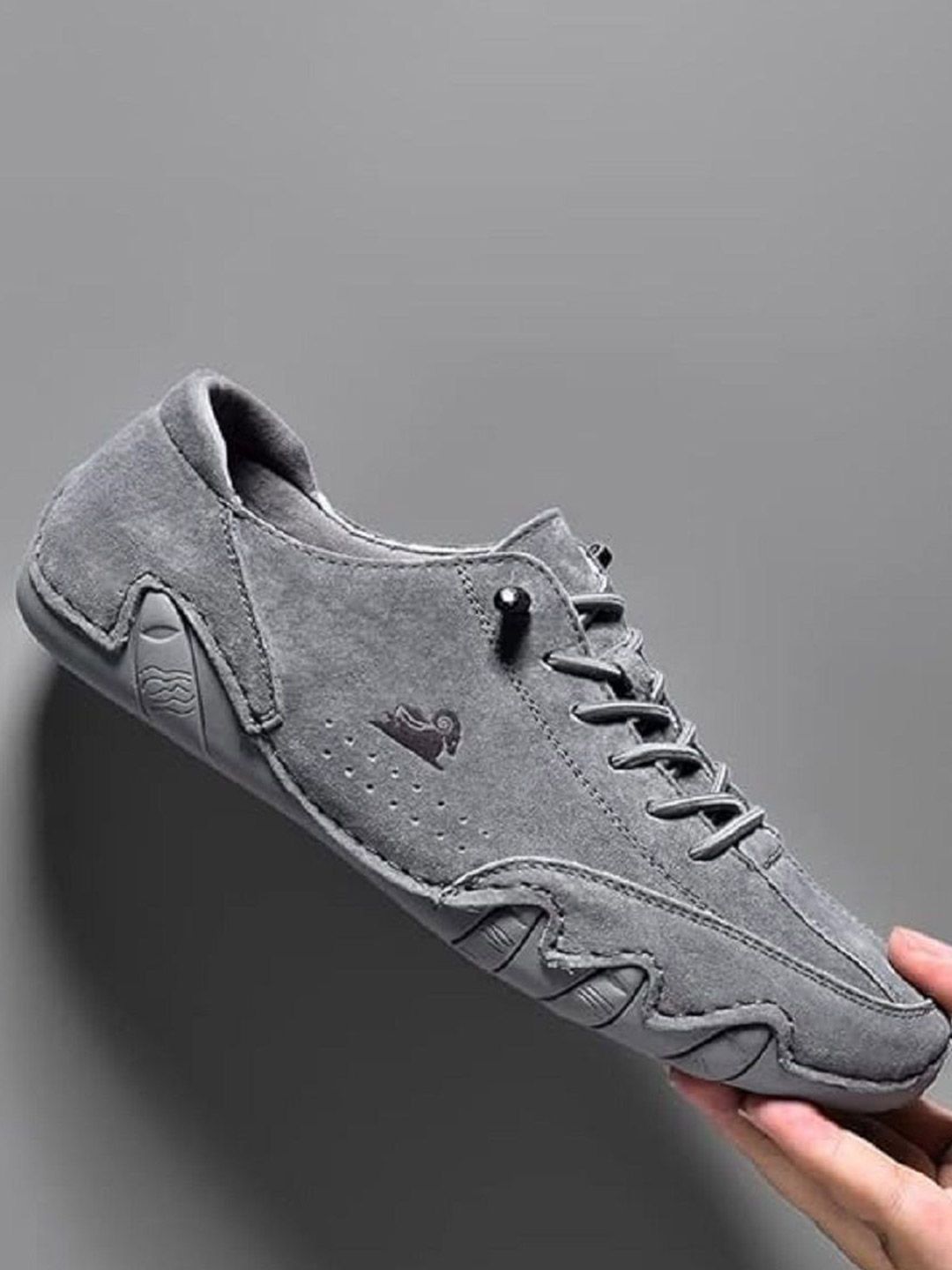 RANZAG Men Lace-Ups Walking Non-Marking Shoes