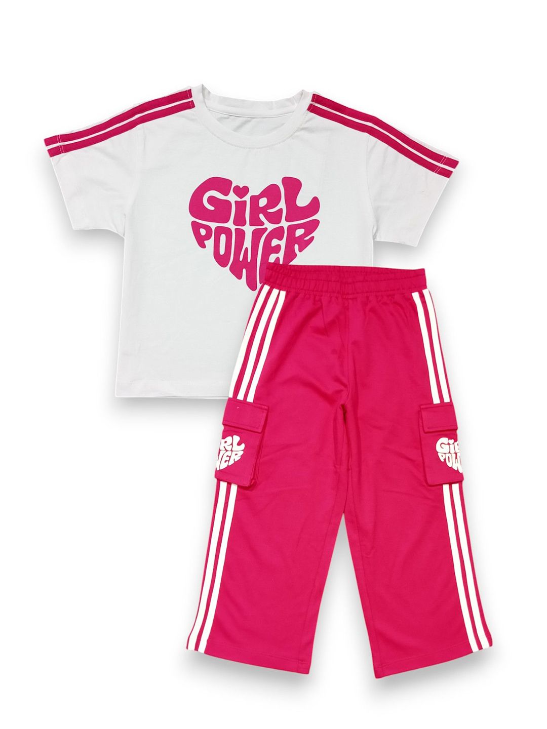Gini and Jony Girls Printed Top with Trousers