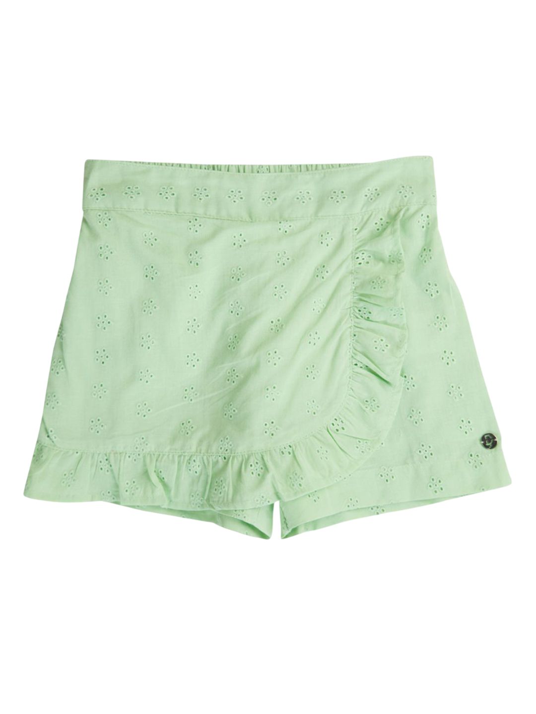 Gini and Jony Girls Eyelet Cotton Skort Skirt