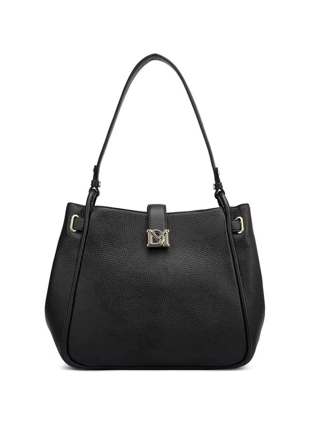 Da Milano Da Milano Leather Structured Shoulder Bag