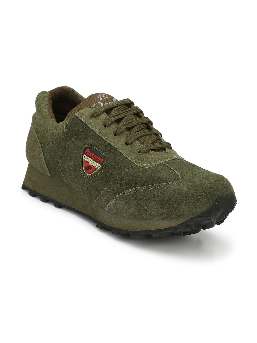 RANZAG Men Leather Walking Non-Marking Shoes