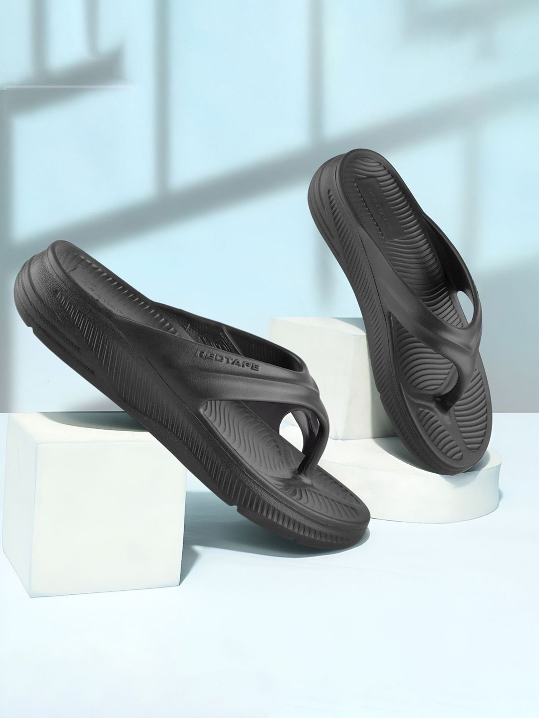 Red Tape Men Comfort Thong Flip-Flops