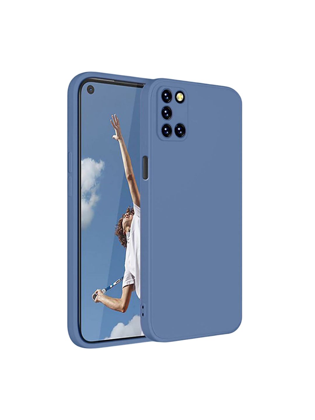 LIRAMARK Unisex Solid Oppo A52 Silicone Soft Back Case Mobile Accessories