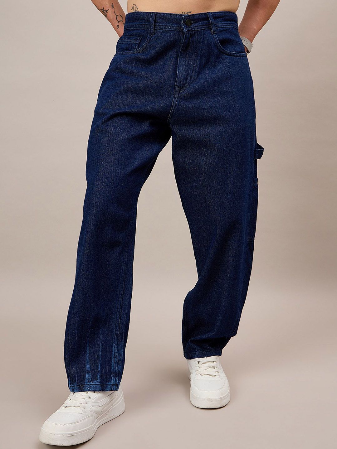 THE BEETEL HOUSE Men Comfort Straight Fit Mid-Rise Jeans