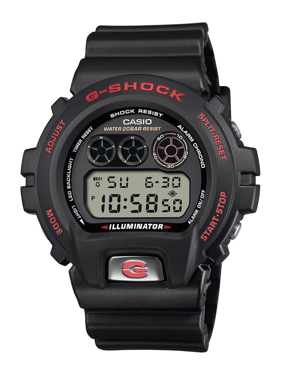 Buy CASIO G-Shock Men Black Dial Basic Watch DW-6900-1VQ - G008