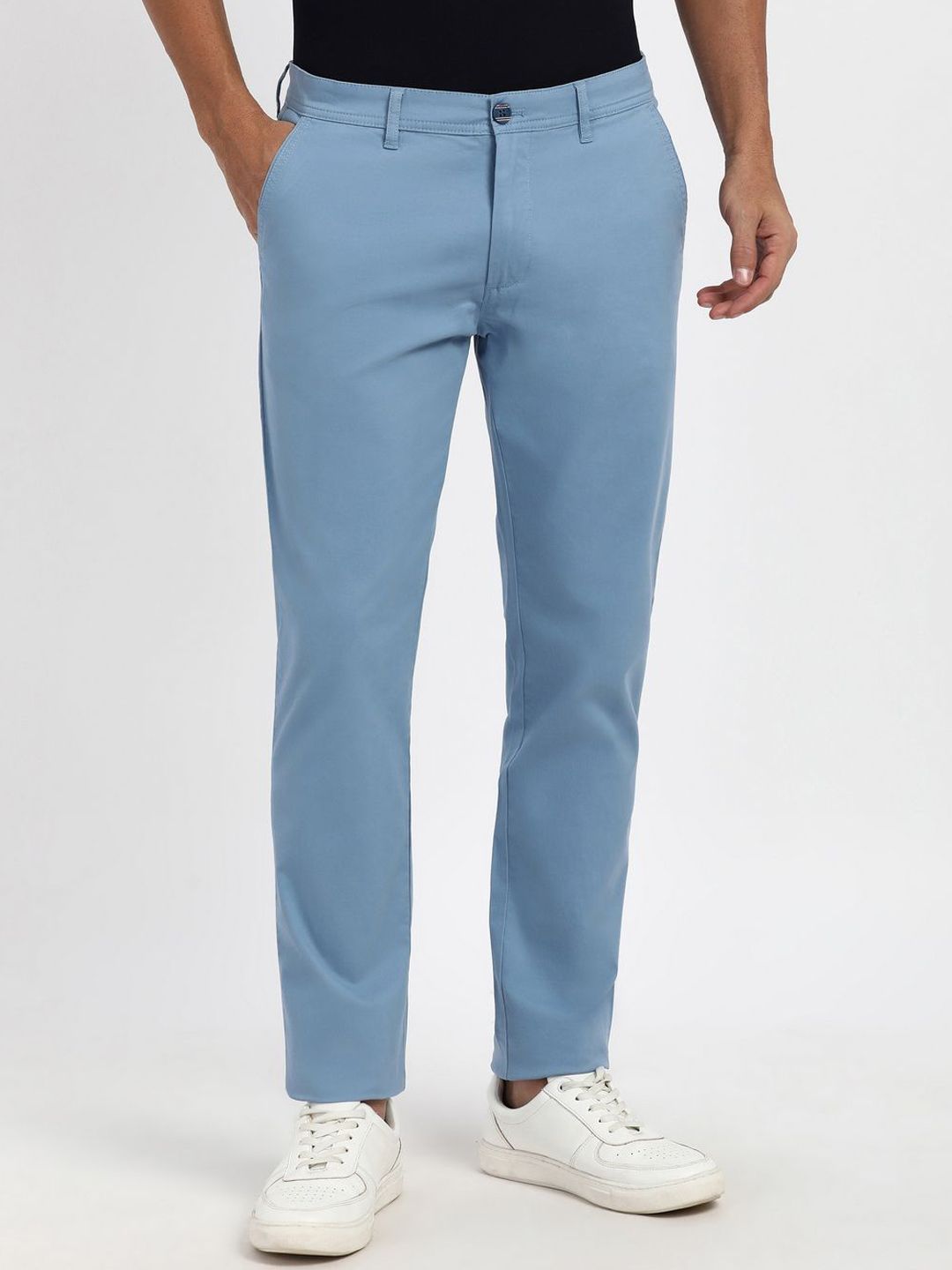 Peter England Casuals Men Slim Fit Trousers