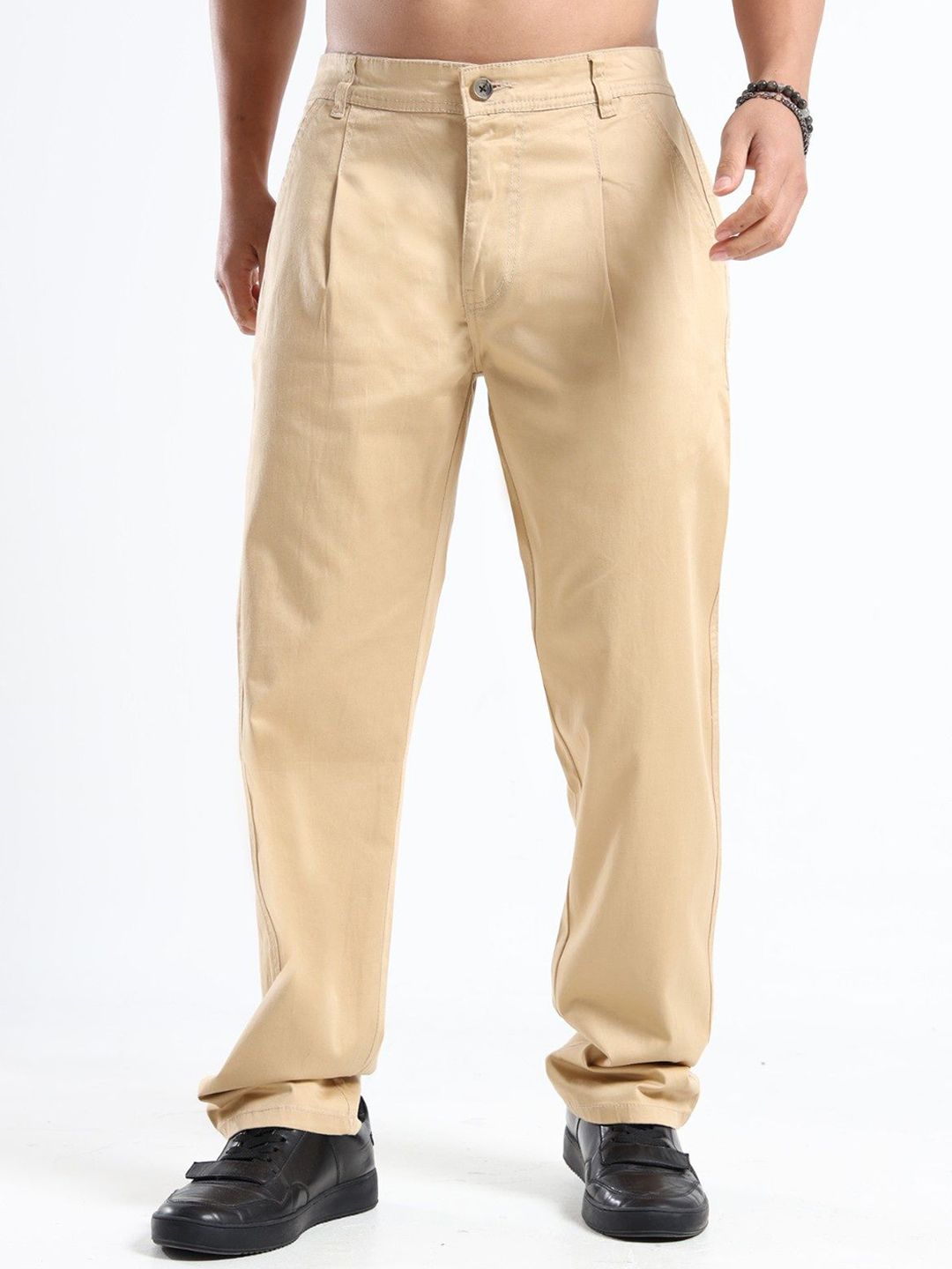 BEVDAAS Men Comfort Relaxed Fit Mid-Rise Stretchable Jeans