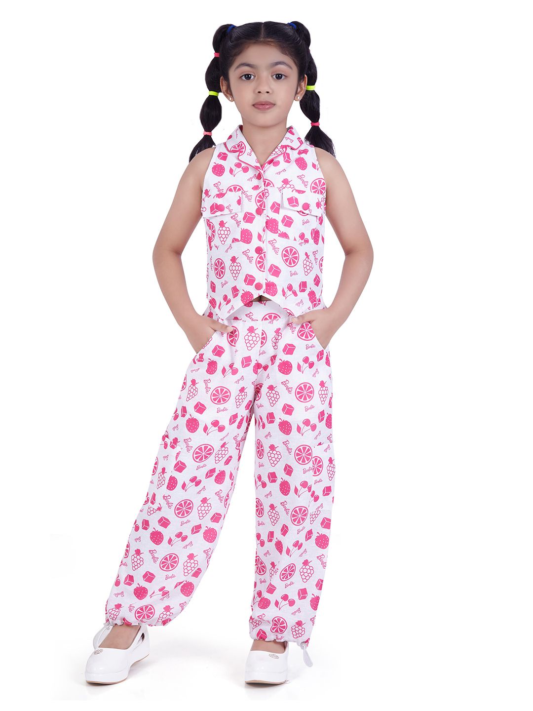 Tiny Girl Girls Printed Shirt With Trousers
