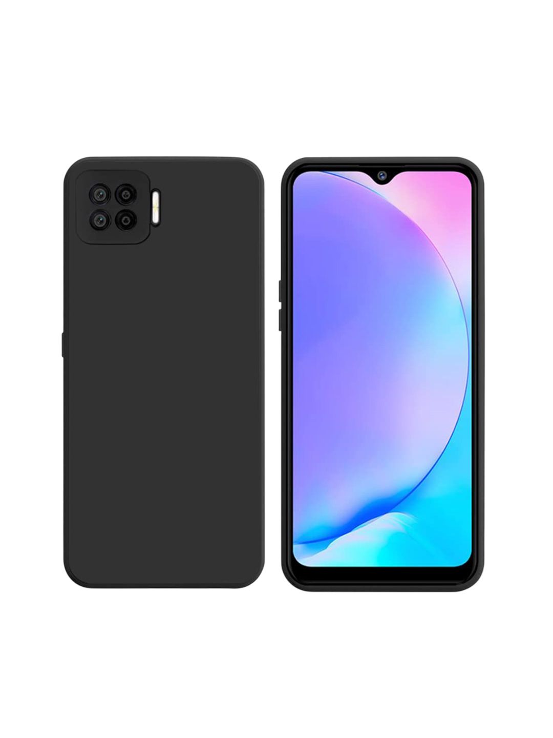 LIRAMARK Oppo F17 Silicone Soft Back Cover Case