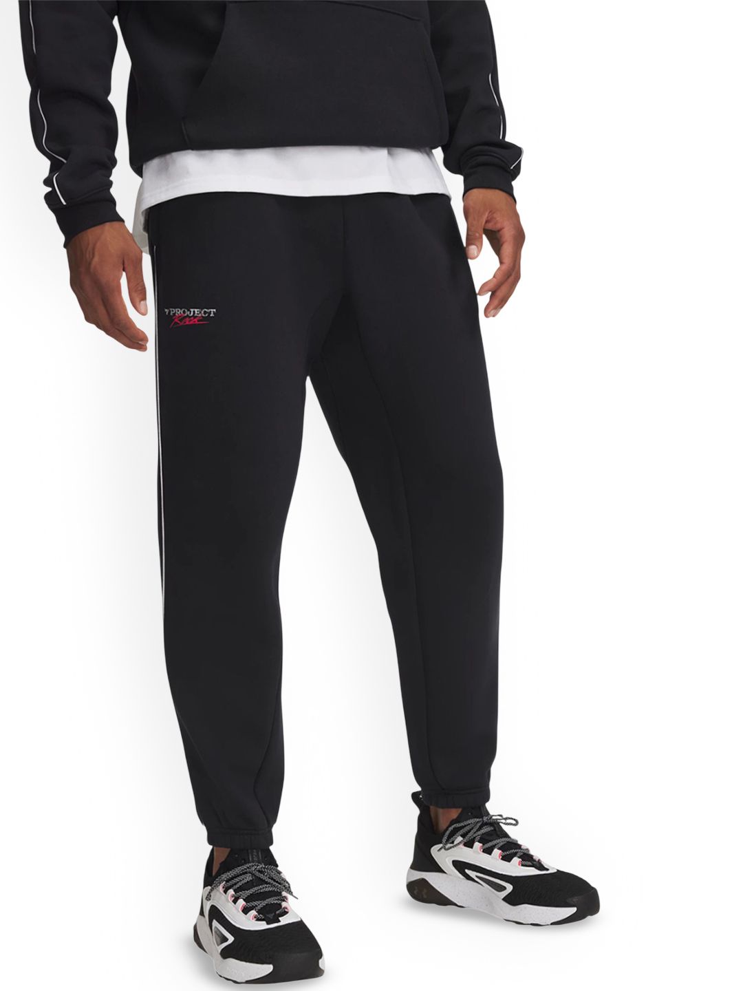 UNDER ARMOUR Men Cotton Project Rock Icon Men Relaxed Fit Joggers