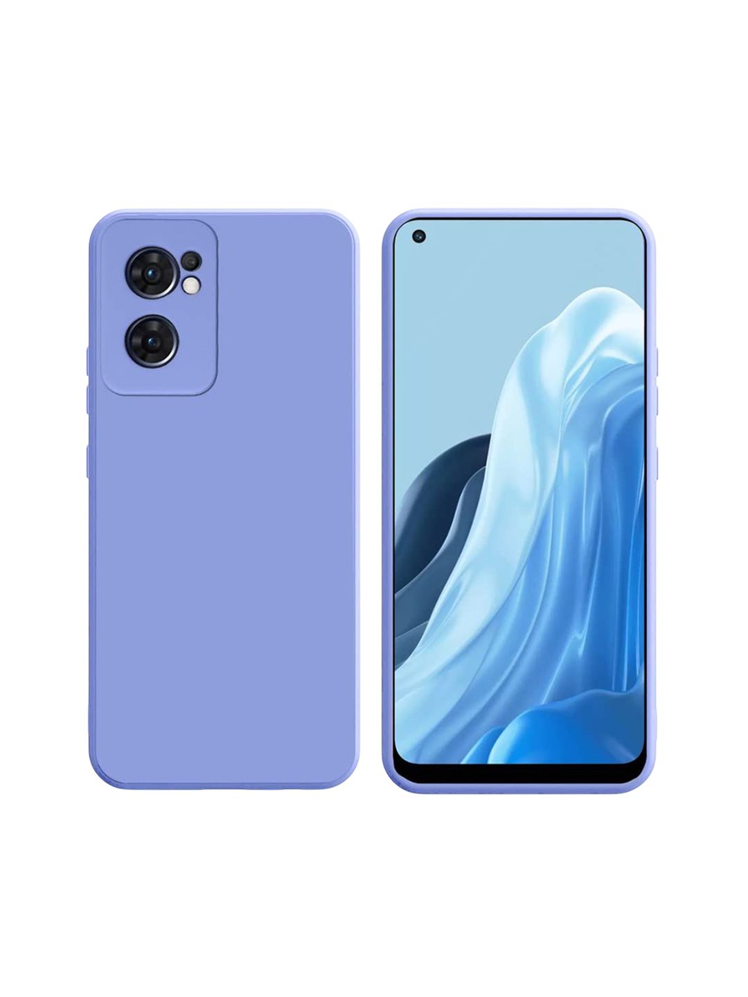 LIRAMARK Unisex Oppo Reno 7 5G Solid Back Case