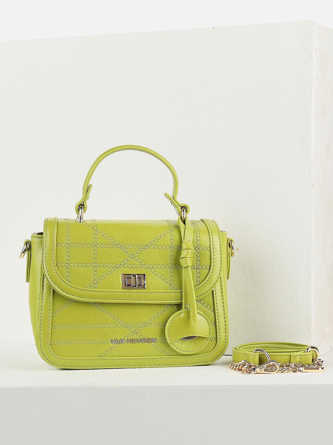 Van Heusen Woman Van Heusen Woman Solid Baguette Buckle Detail Satchel Bag