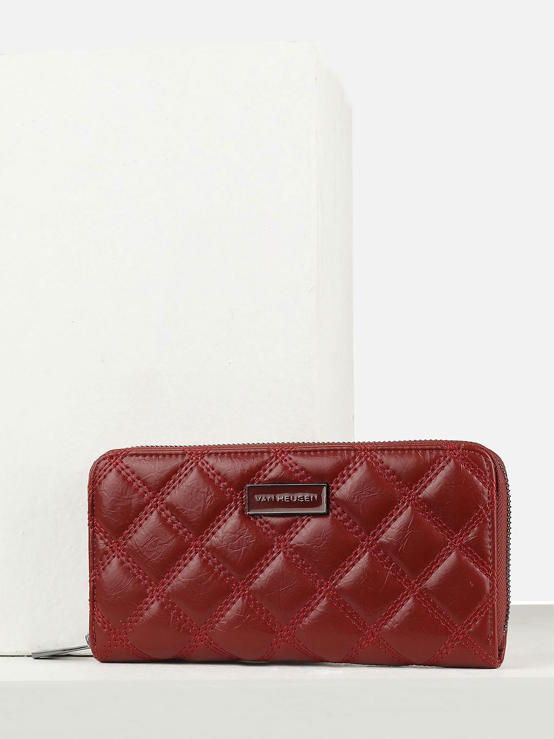 Van Heusen Woman Van Heusen Woman Checked Zip Around Wallet