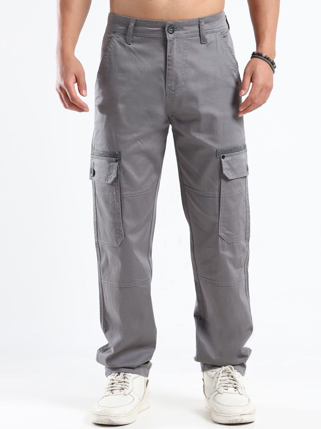 BEVDAAS Men Comfort Relaxed Fit Mid-Rise Stretchable Jeans
