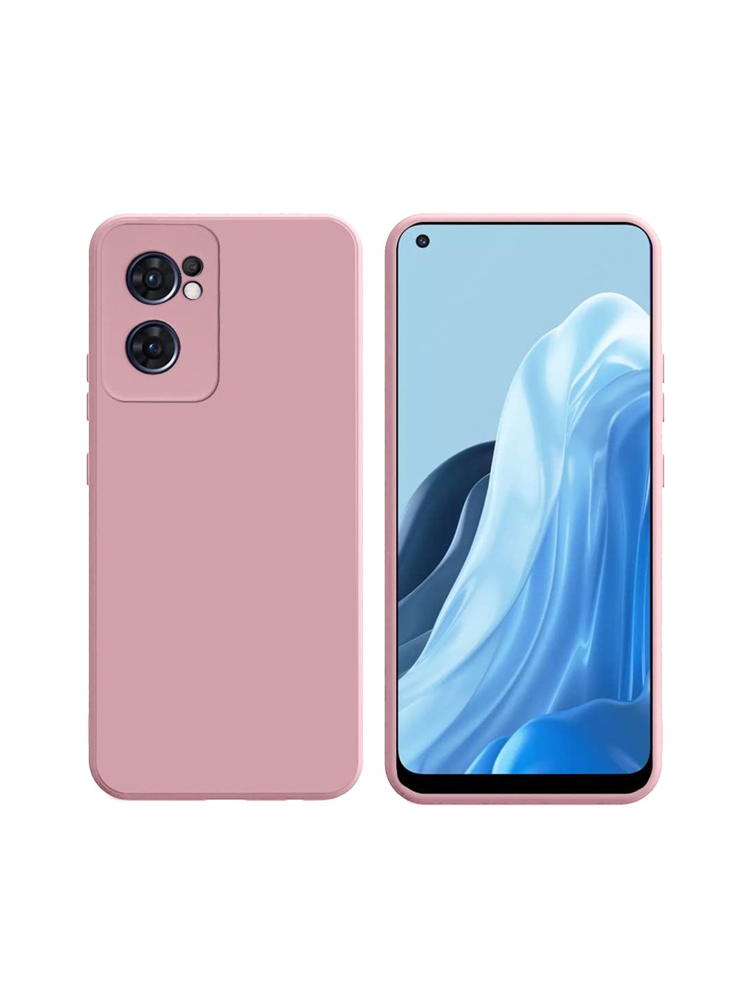 LIRAMARK Unisex Oppo Reno 7 5G Solid Back Case