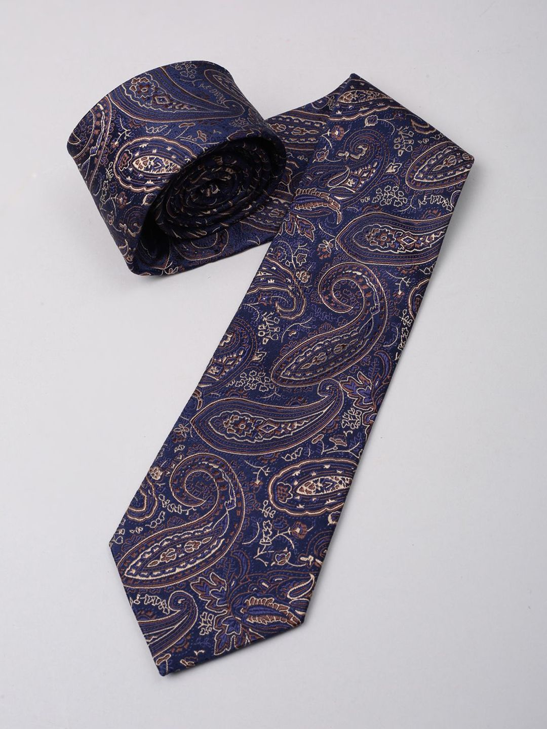 Van Heusen Men Paisley Woven Design Broad Tie