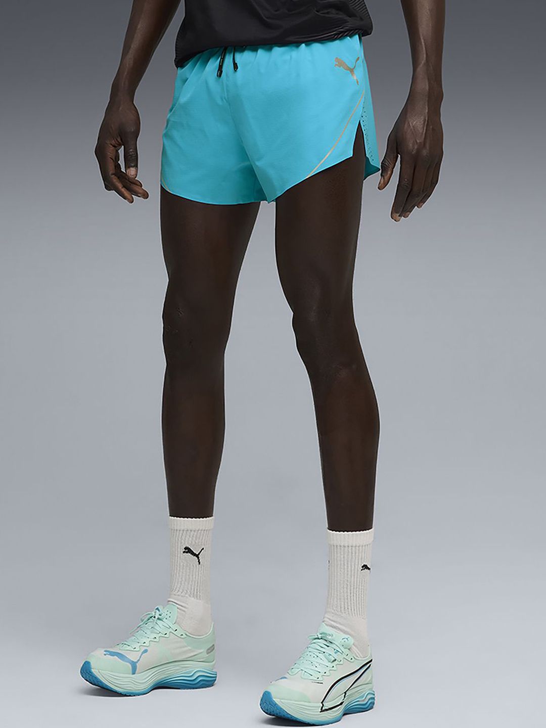 Puma Men Raceday Ultraweave Split 3 Inches Running Shorts