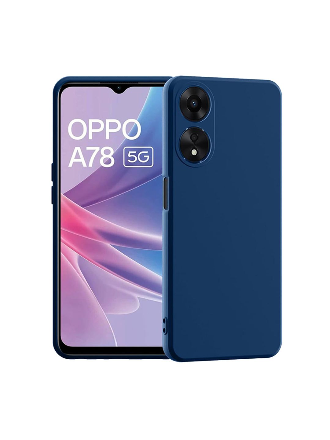 LIRAMARK Unisex Oppo A78 5G Solid Back Case