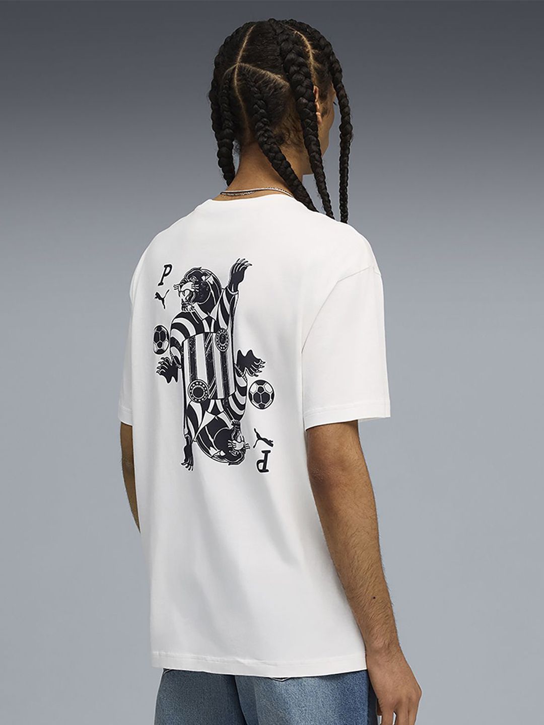Puma Men House of Graphics Printed Relaxed-Fit Cotton T Shirt