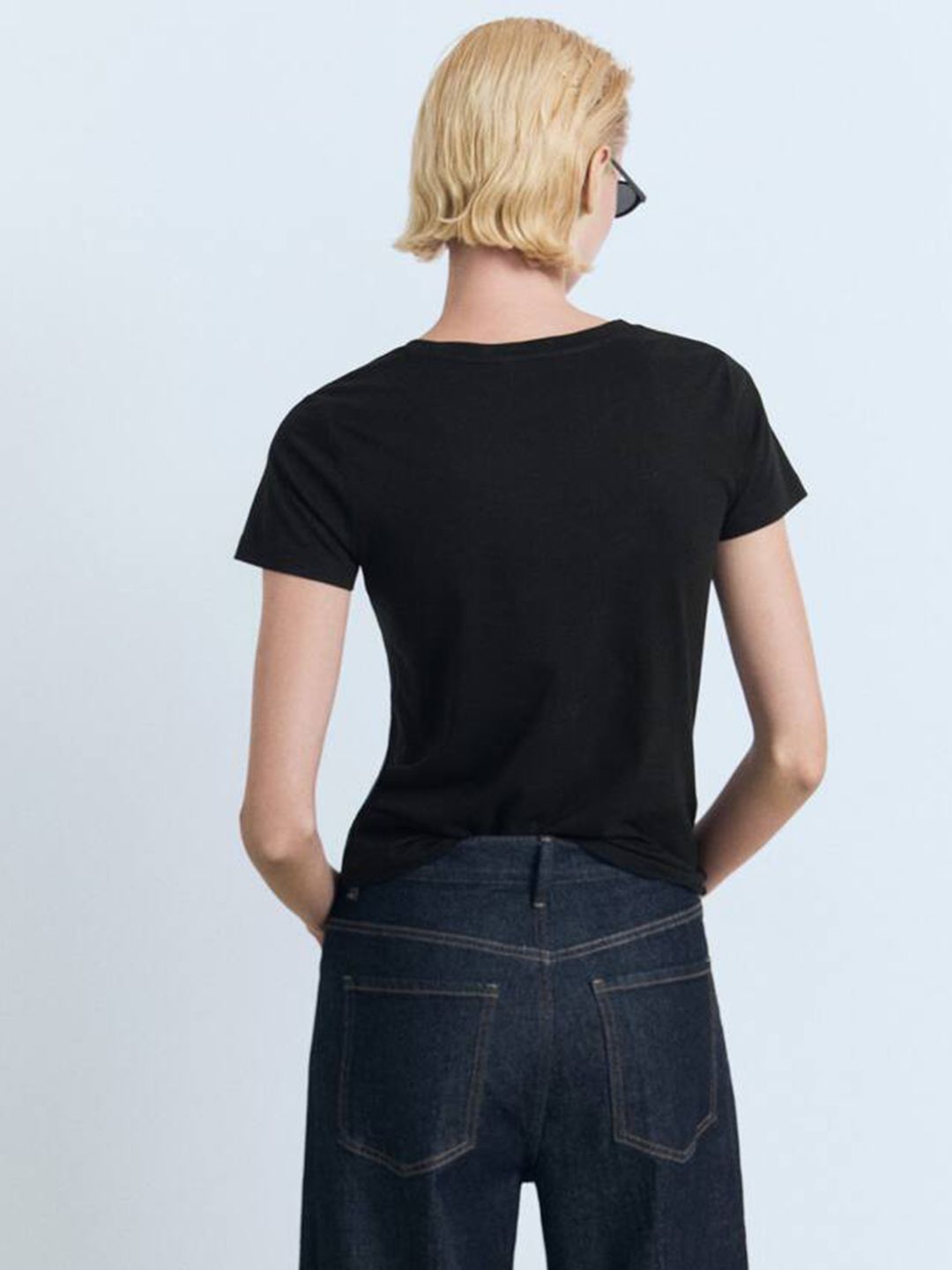 Brand Logo Printed Pure Cotton T-shirt