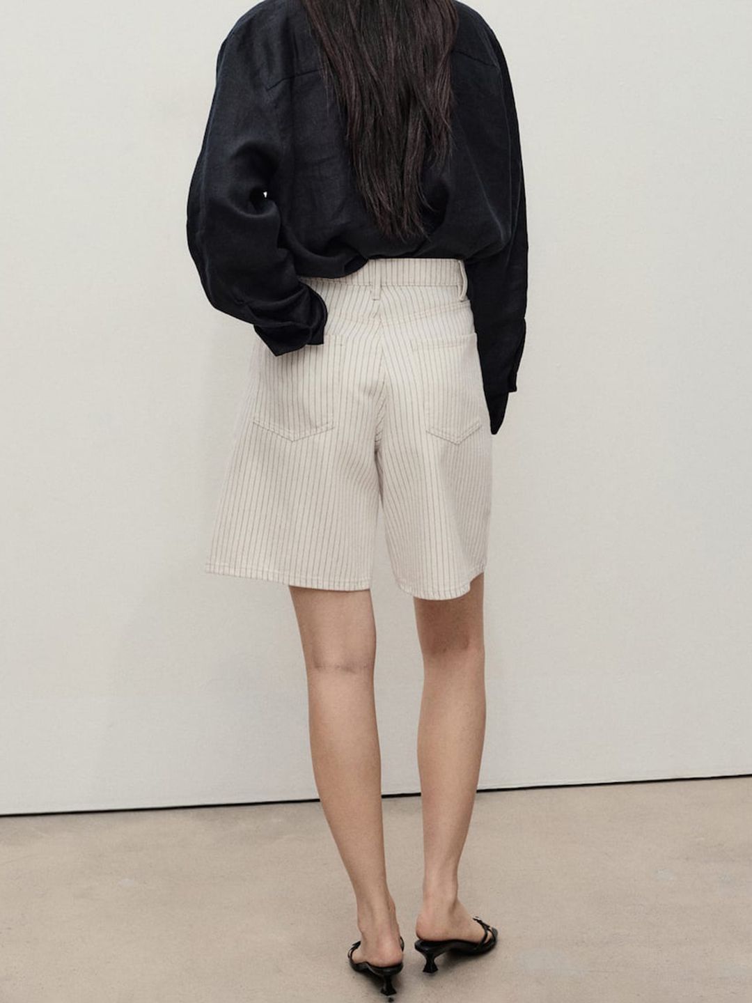 High-Rise Bermuda Shorts