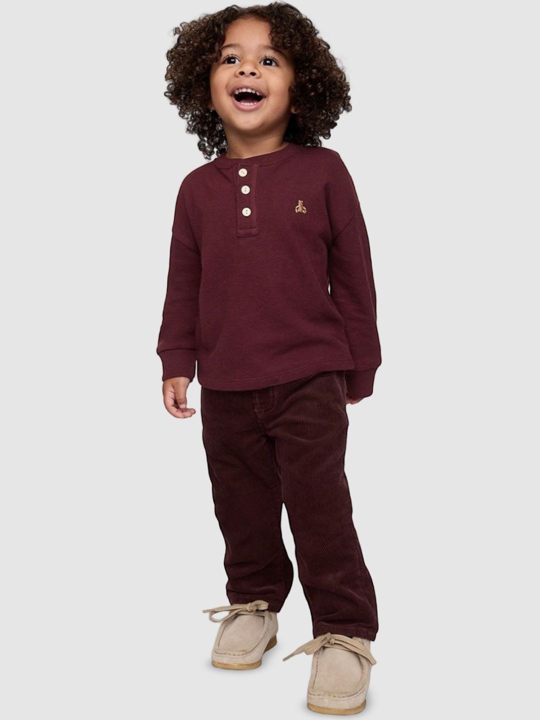 GAP Infant Boys Straight Fit Woven Trousers
