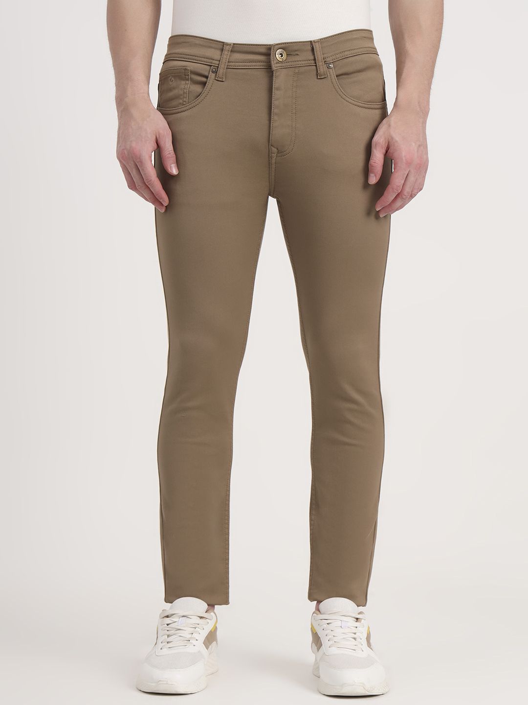 Greenfibre Men Slim Fit Mid-Rise Cotton Jeans