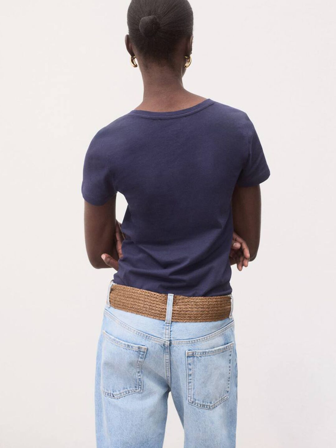 Brand Logo Printed Pure Cotton T-shirt
