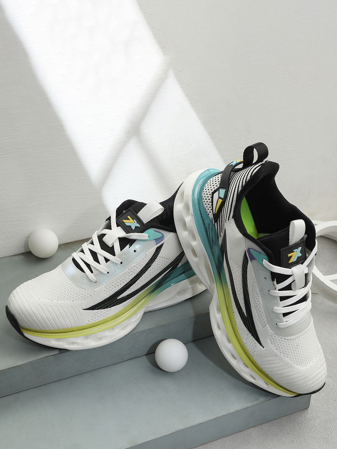 Liberty Men Textile Running Non-Marking Shoes